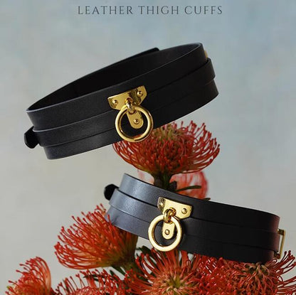 New High-end Cowhide Leg Ring Props