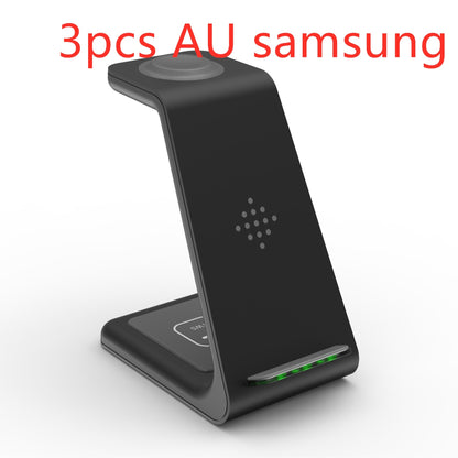 3 In 1 Fast Charging Station Wireless Charger 