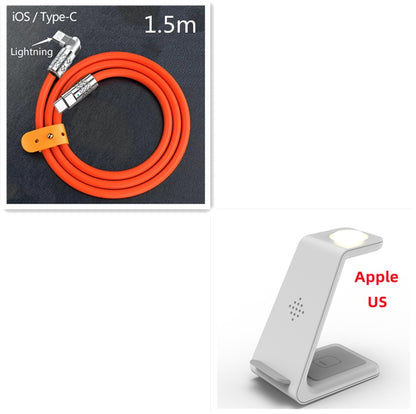 3 In 1 Fast Charging Station Wireless Charger 