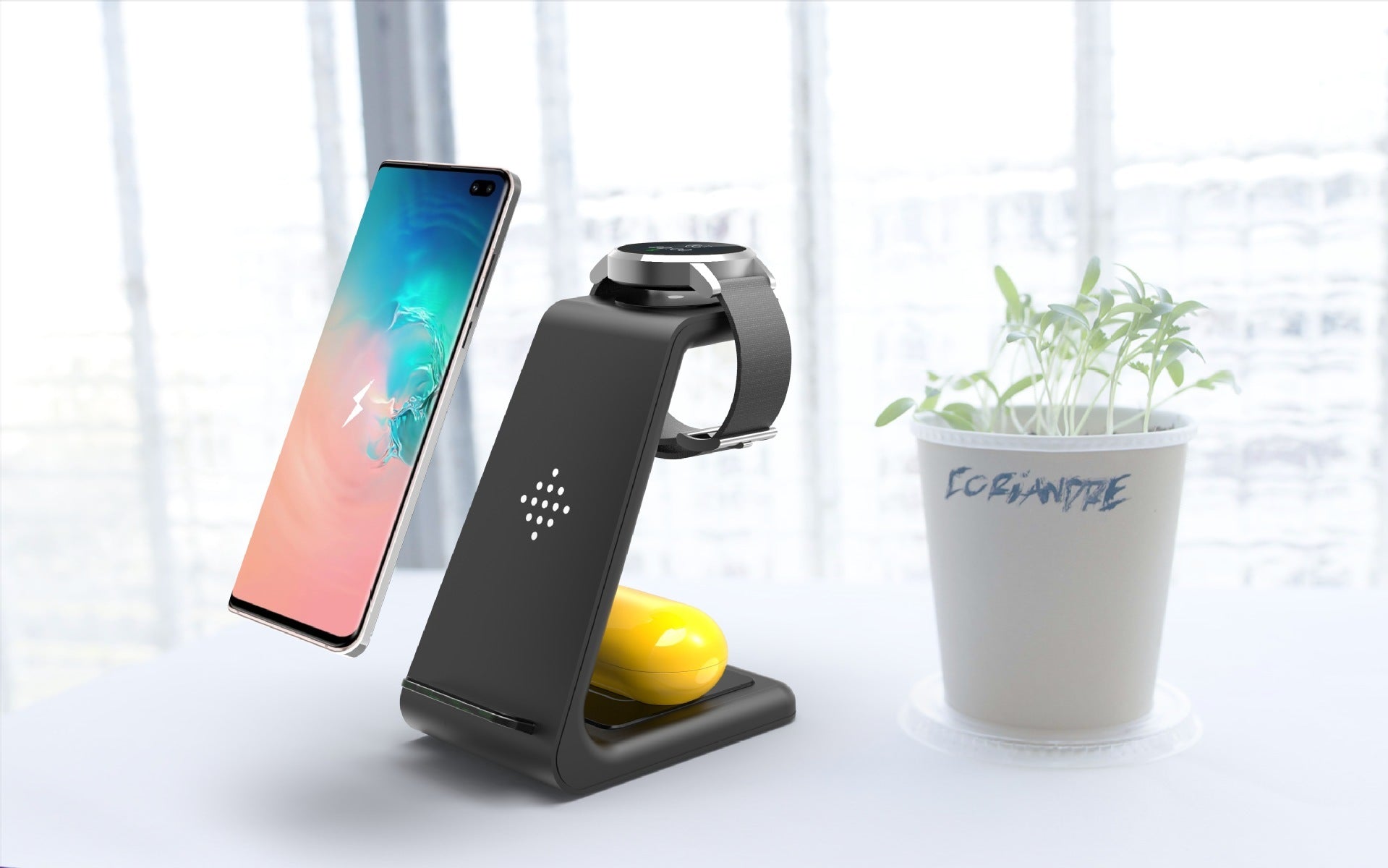 3 In 1 Fast Charging Station Wireless Charger 