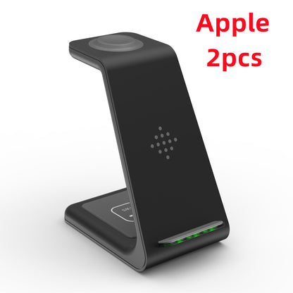 3 In 1 Fast Charging Station Wireless Charger 