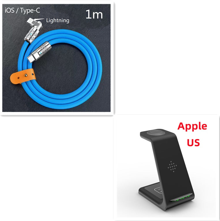 3 In 1 Fast Charging Station Wireless Charger 