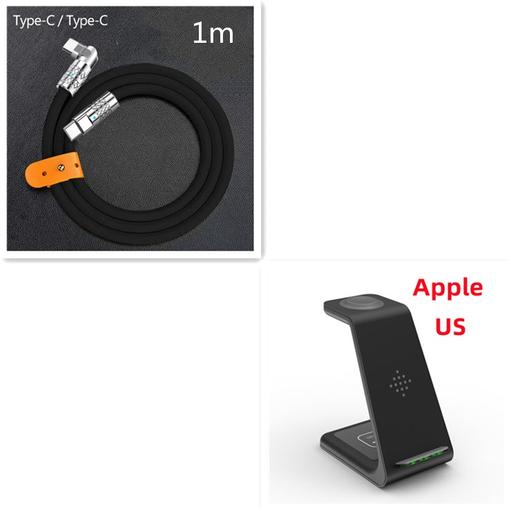 3 In 1 Fast Charging Station Wireless Charger 