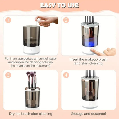 Makeup Brush Cleaner Automatic Rotating Makeup Brush